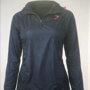 GYMSHARK Tempest Pullover Midnight Navy Size XS